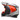 Bell MX 2024 MX-9 Mips Adult Helmet (Dart Charcoal/Orange) Back Left