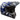 Bell MX 2024 MX-9 Mips Adult Helmet (Decay Blue) Front Right