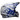 Bell MX 2024 MX-9 Mips Adult Helmet (Decay Blue) Back Right