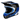 Fly Racing Formula CC Strike Helmet - Black / Blue / Grey / White