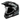 Fly Racing Trekker Helmet - Black / Grey