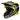 Fly Racing Formula CC Strike Helmet - Grey / Black / Hi-Vis
