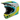 Fly Racing Formula CC Strike Helmet - Matte Grey / Green / Teal