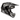 Fly Racing Formula CP Charge Helmet - Black / Grey / Light Grey