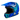 Fly Racing Youth Kinetic Scrap Helmet - Blue / Light Blue / Grey