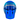 Fly Racing Youth Kinetic Scrap Helmet - Blue / Light Blue / Grey