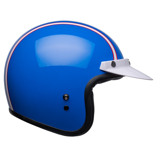 Bell Cruiser 2023 Custom 500 SE Adult Helmet (SMQ Blue/White) Side Right