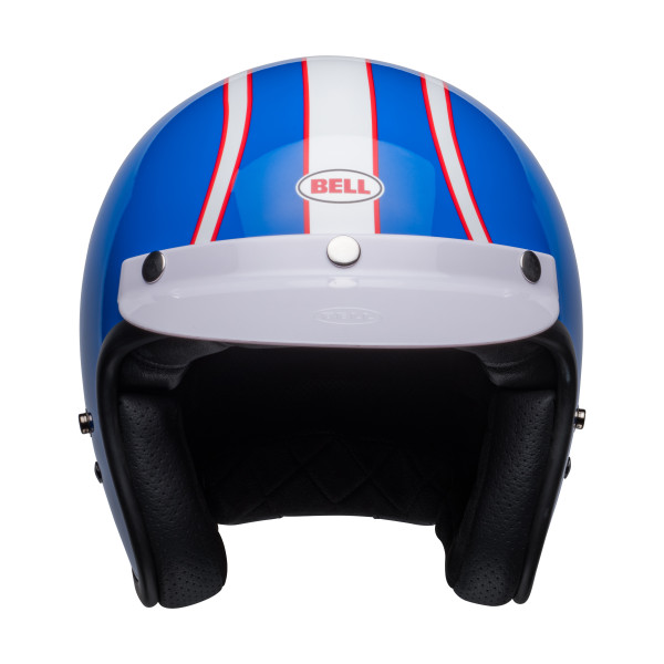 Bell Cruiser 2023 Custom 500 SE Adult Helmet (SMQ Blue/White) Front