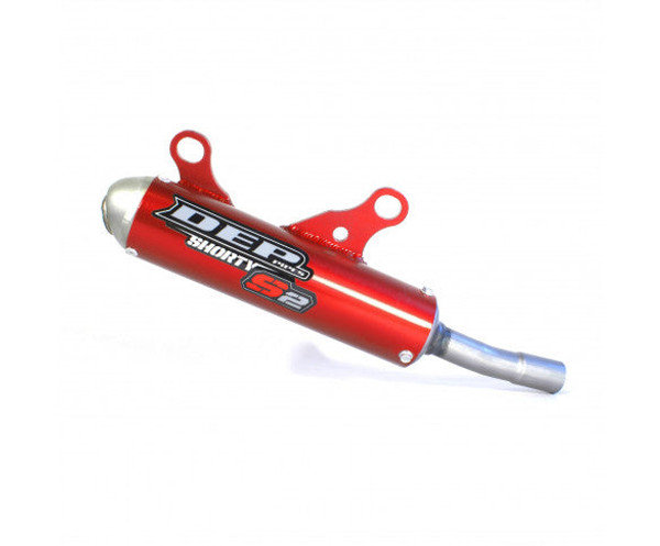 DEP Silencer - Ktm / Husqvarna / Gasgas 125/150 Sx 19-On Shorty Red (Fs)