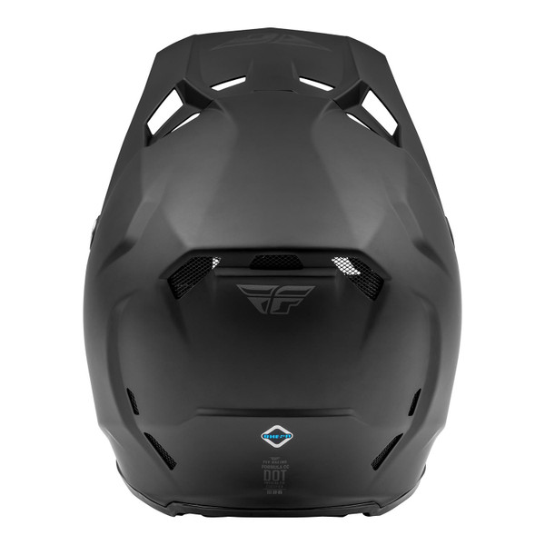 Fly Racing 2023 Formula CC Helmet (Solid Matte Black) Back