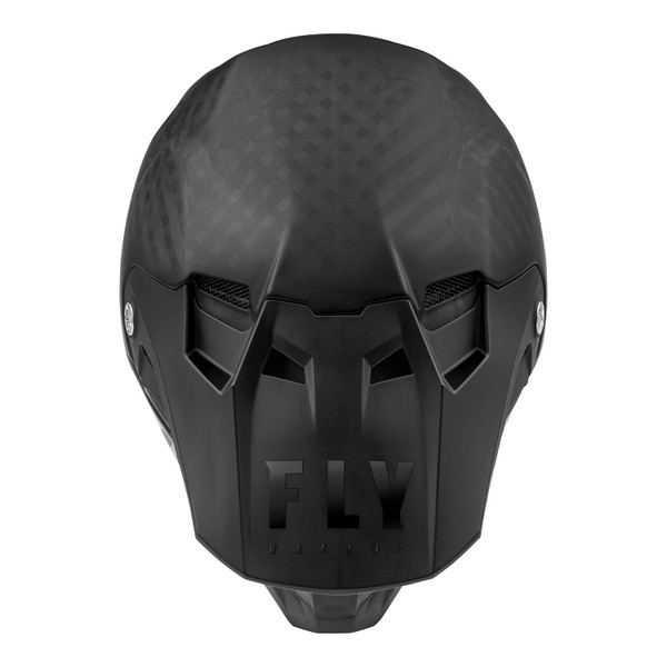 Fly Racing  Formula Carbon Helmet (Solid Matte Carbon) Top