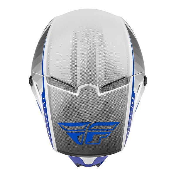 Fly Racing 2023 Kinetic Drift Adult Helmet (Blue/Charcoal/White) Top