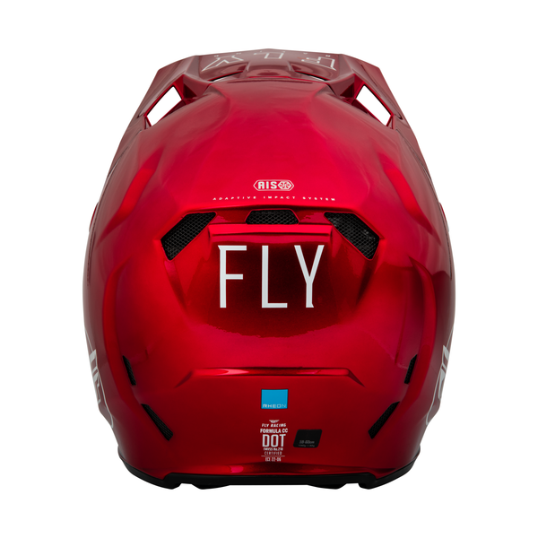 Fly Racing 2023 Formula CC Centrum Adult Helmet (Metallic Red/White) Back