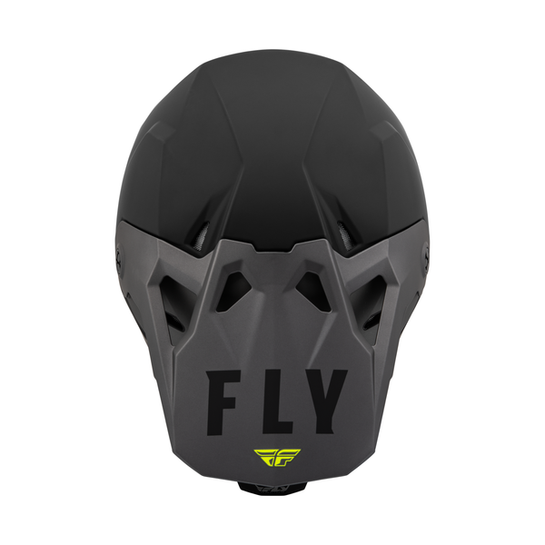 Fly Racing 2023 Formula CP Slant Youth Helmet (Black/Grey/Hi-Viz) Top