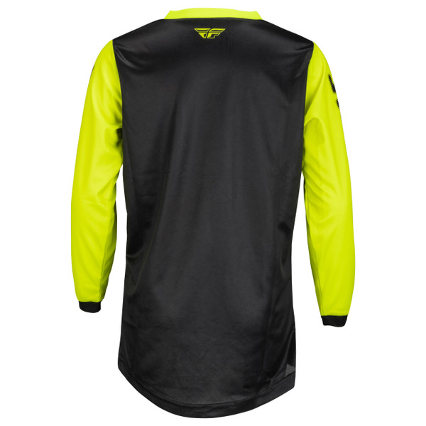 Fly 2023 Youth F-16 Jersey (Black/Hi-Viz) Back