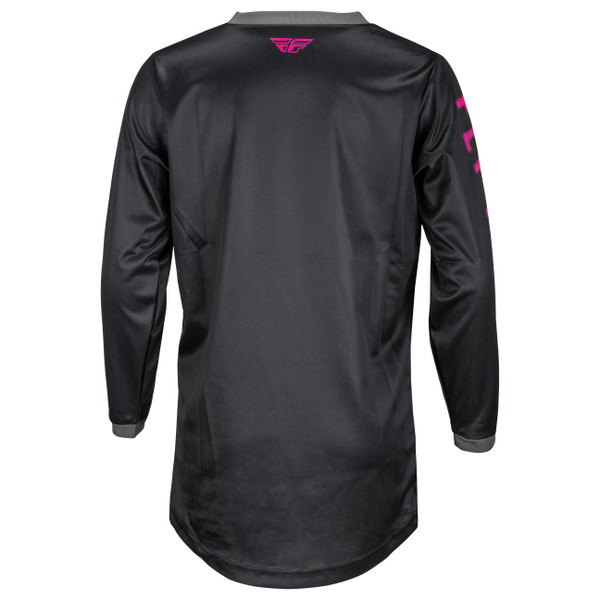 Fly 2023 Youth F-16 Jersey (Black/Pink) Back