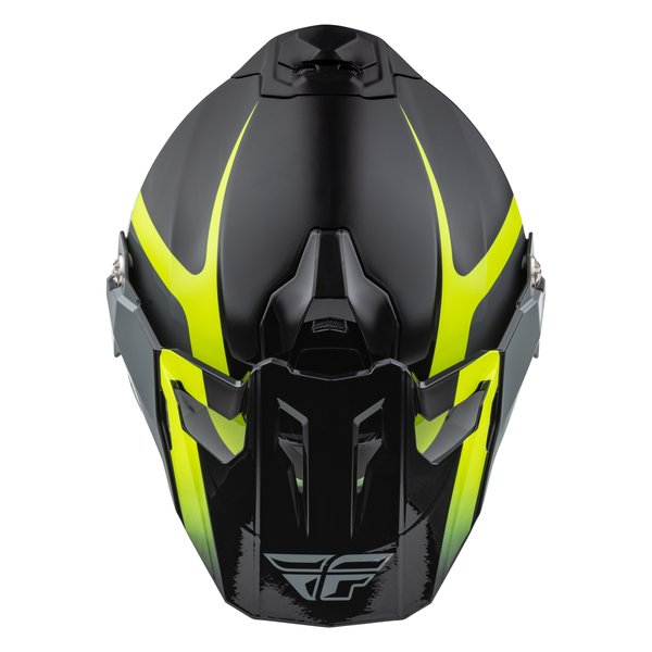 Fly 2023 Trekker Pulse Adult Helmet (Black/Hi-Viz) Top
