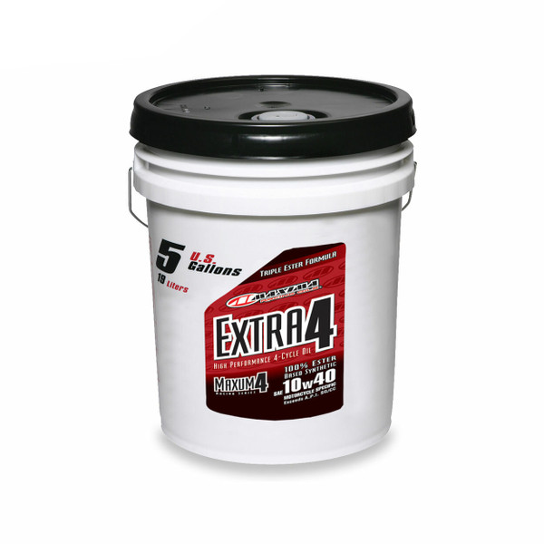Maxima 4T Extra 4 100% Ester Synthetic (SAE 10w40) 19 Litre (Each)