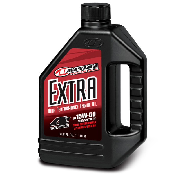 Maxima 4T Extra 4 100% Ester Synthetic (SAE 15w50) 1 Litre (12 Per Box)