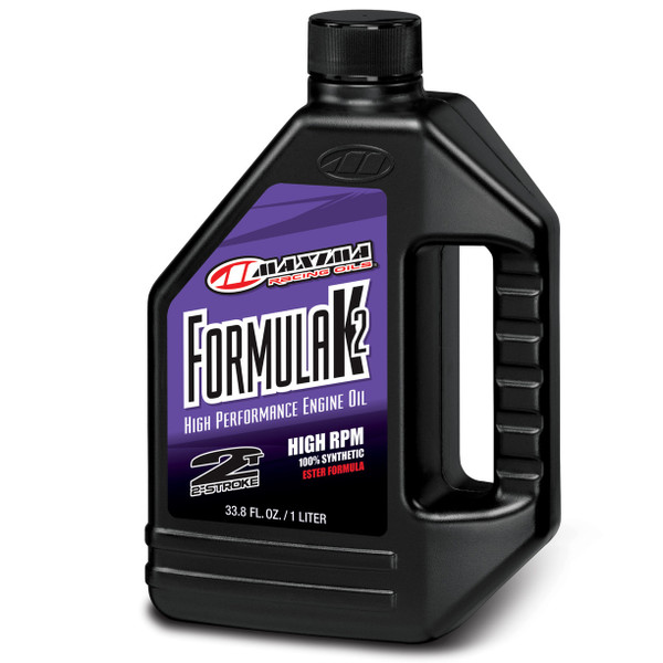 Maxima 2T Formula K2 Injector 100% Synthetic Triple Ester (SAE 40w) 1 Litre (12 Per Box)