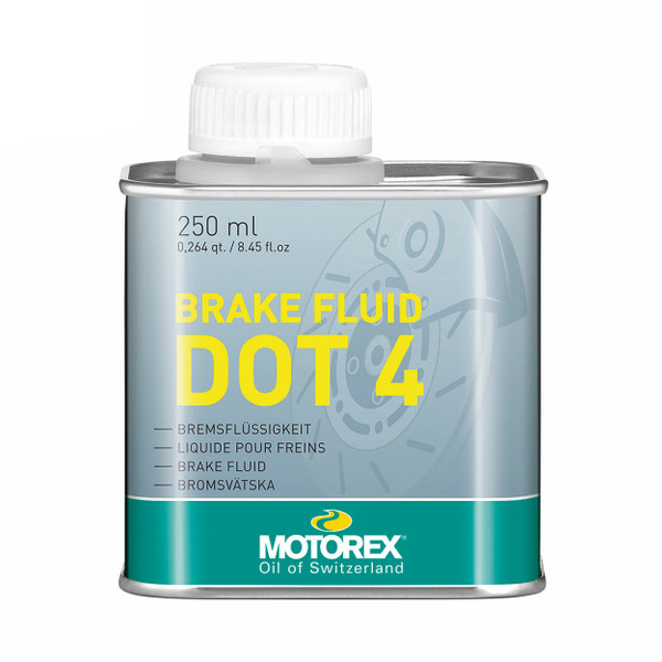 Motorex Brake & Clutch Fluid Dot 4 Universal Standard Formula 250ml (12 Per Box)
