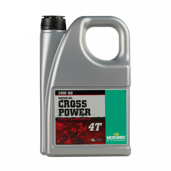 Motorex Crosspower 4T Fully Synthetic (SAE 10w60) 4 Litre (4 Per Box)