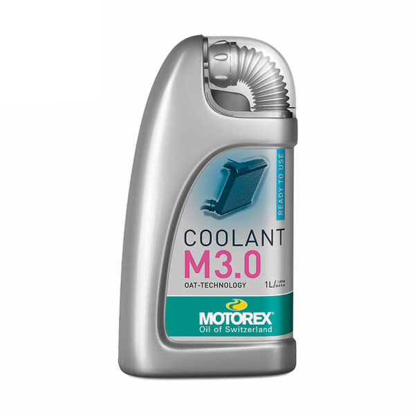 Motorex Red Coolant M3 (Pre-Mix Oat M3.0) 1 Litre (12 Per Box)