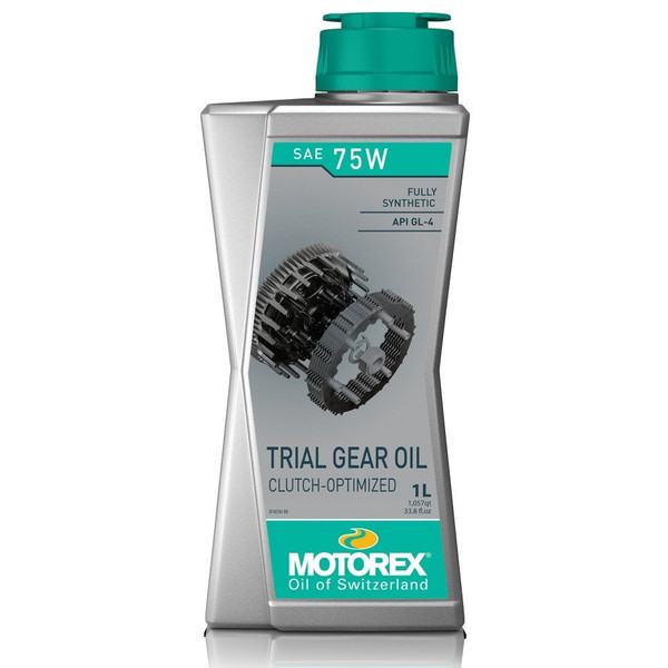 Motorex Trial Gear Oil Clutch Optimised API GL-4 75w 1L (10 Per Box)