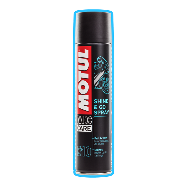 Motul E10 Shine and Go Spray 400ml (12 Per Box)