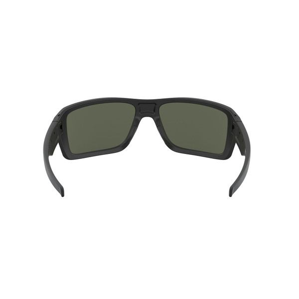 Oakley Double Edge Sunglasses Adult (Matte Black) Dark Grey Lens Back