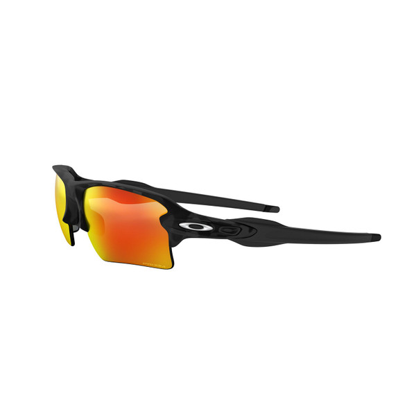 Oakley Flak 2.0 XL Sunglasses Adult (Black Camo) Prizm Ruby Lens Side Left 2