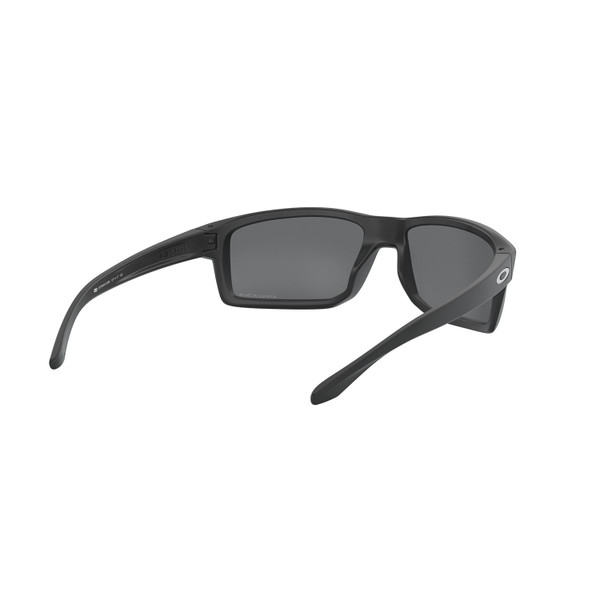 Oakley Gibston Sunglasses (Matte Black) Prizm Black Lens Back Right 2
