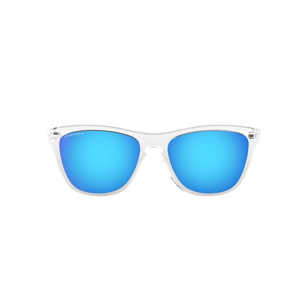 Oakley Frogskins Sunglasses Adult (Clear) Prizm Sapphire Lens Front