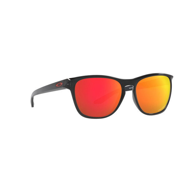 Oakley Manorburn Sunglasses Adult (Black Ink) Prizm Ruby Lens Front Left
