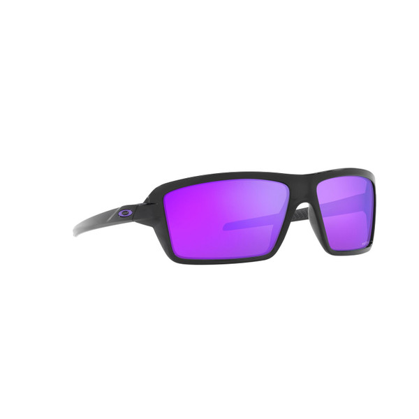 Oakley Cables Sunglasses Adult (Black Ink) Prizm Violet Lens Front Right