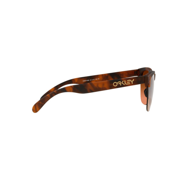 Oakley Frogskins Lite Sunglasses Adult (Matte Brown Tortoise) Prizm Brown Gradient Lens Side Right