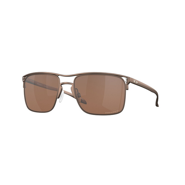 Oakley Holbrook Ti Sunglasses Adult (Satin Toast) Prizm Tungsten Polarized Lens Front Left