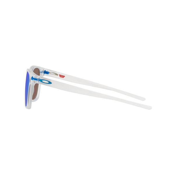 Oakley Ojector Sunglasses Adult (MV Matte Clear) Prizm Sapphire Lens Side Left