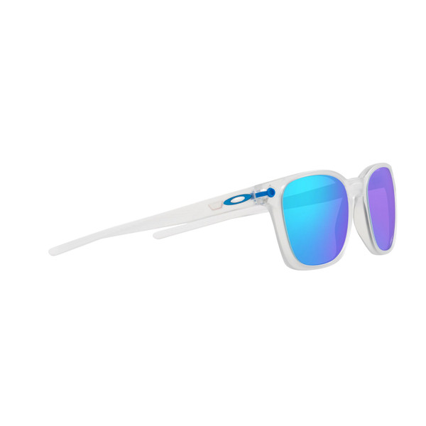 Oakley Ojector Sunglasses Adult (MV Matte Clear) Prizm Sapphire Lens Side Right 2