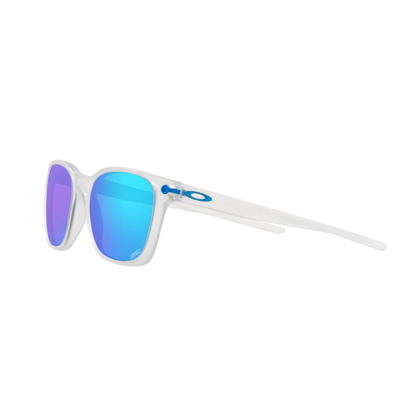 Oakley Ojector Sunglasses Adult (MV Matte Clear) Prizm Sapphire Lens Side Left 2