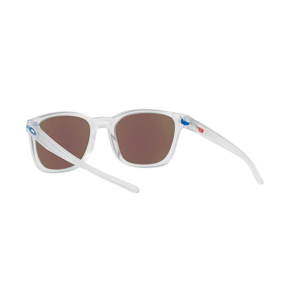 Oakley Ojector Sunglasses Adult (MV Matte Clear) Prizm Sapphire Lens Back Left 2
