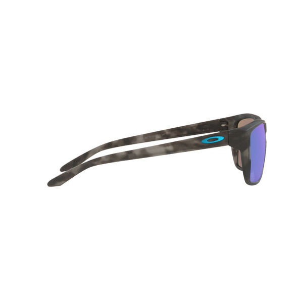 Oakley Sylas Sunglasses (Matte Black Tortoise) Prizm Sapphire Polarized Lens Side Right