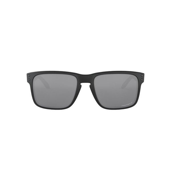 Oakley Holbrook Sunglasses Adult (Matte Black) Prizm Black Polarized Lens Front