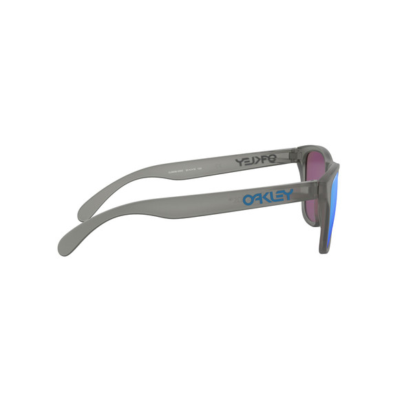 Oakley Frogskin XS Sunglasses Youth (Matte Grey Ink) Prizm Sapphire Lens Side Right