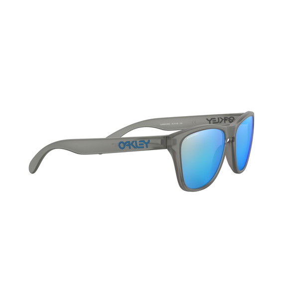 Oakley Frogskin XS Sunglasses Youth (Matte Grey Ink) Prizm Sapphire Lens Side Right 2