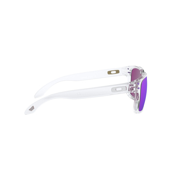 Oakley Holbrook XS Sunglasses Youth (Polished Clear) Prizm Violet Lens Side Right