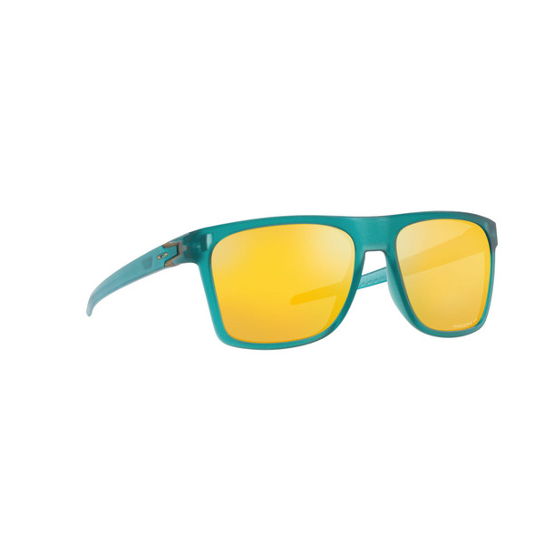 Oakley Leffingwell Sunglasses Adult (Matte Arctic Surf) Prizm 24K Polarized Lens Front Right