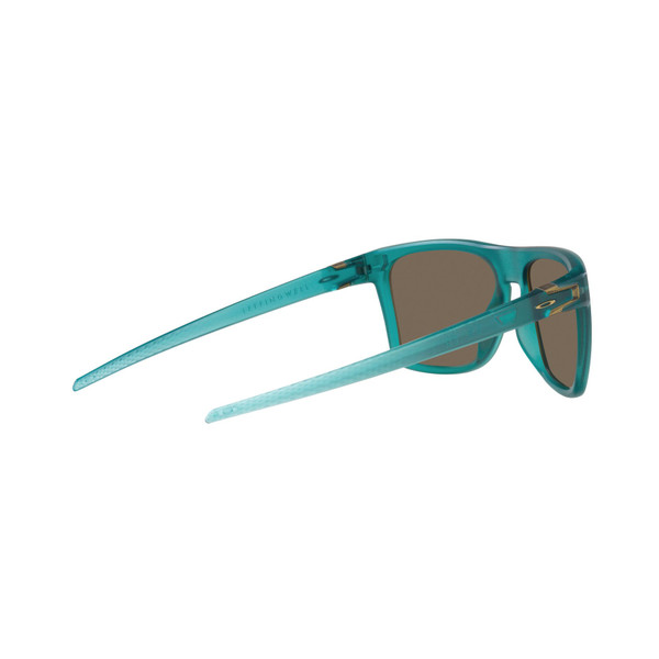 Oakley Leffingwell Sunglasses Adult (Matte Arctic Surf) Prizm 24K Polarized Lens Back Right
