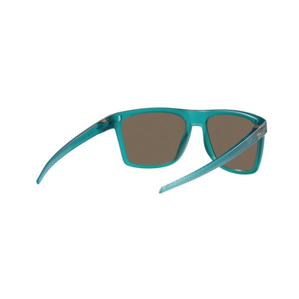 Oakley Leffingwell Sunglasses Adult (Matte Arctic Surf) Prizm 24K Polarized Lens Back Right 2