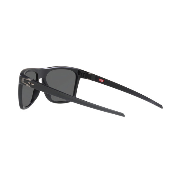 Oakley Leffingwell Sunglasses Adult (Matte Black Ink) Prizm Black Polarized Lens Back Left